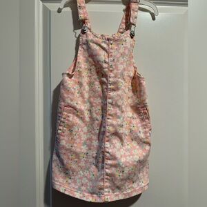 Floral overalls